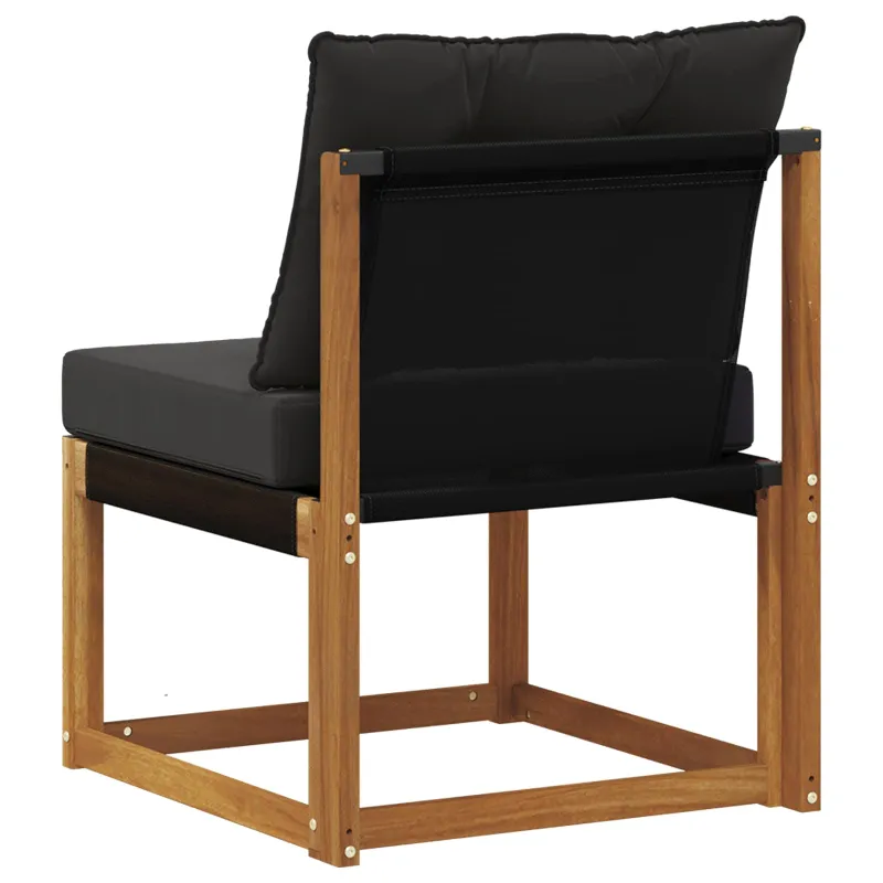 Lauko vidurinė sofa Kietas akacijos medis ir tekstilenas
