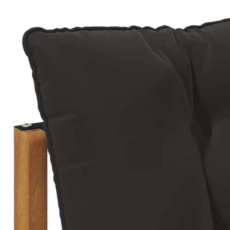 Lauko vidurinė sofa Kietas akacijos medis ir tekstilenas