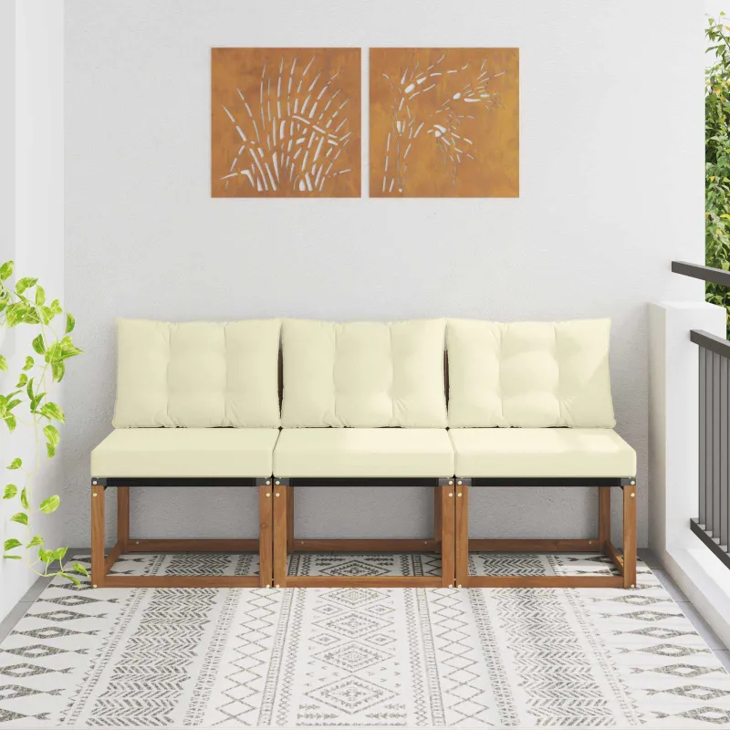 3 Vienetas Lauko vidurinė sofa