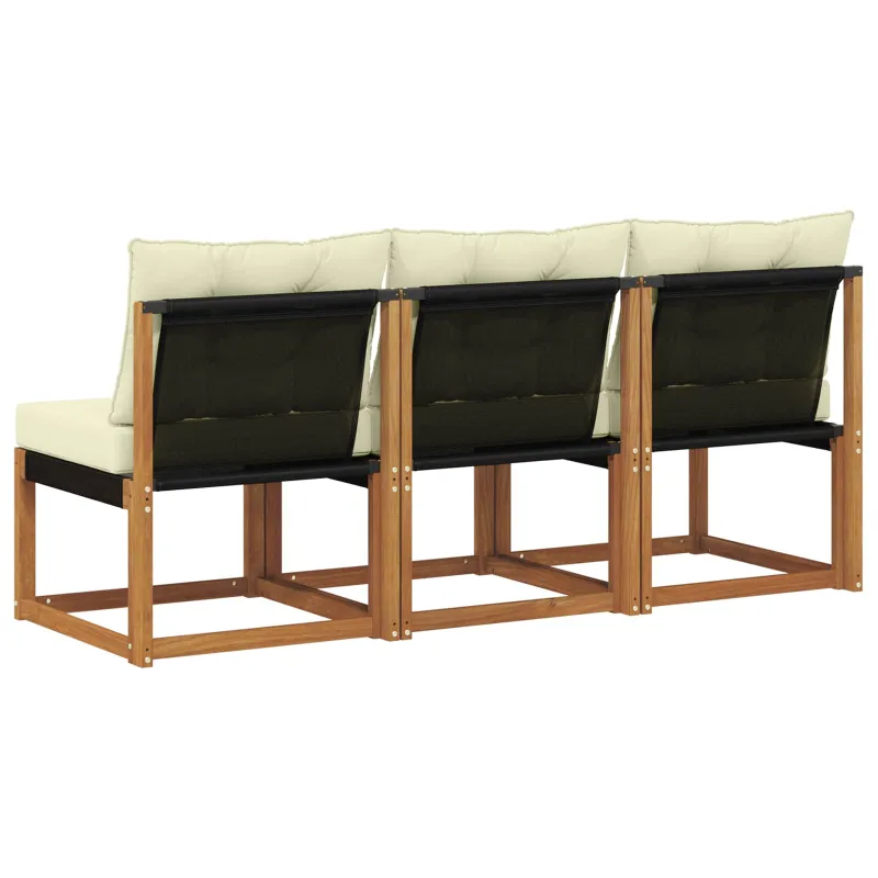 3 Vienetas Lauko vidurinė sofa