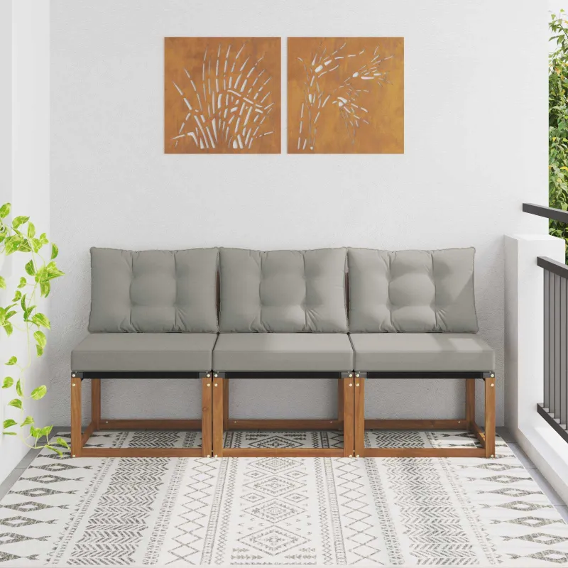 3 Vienetas Lauko vidurinė sofa