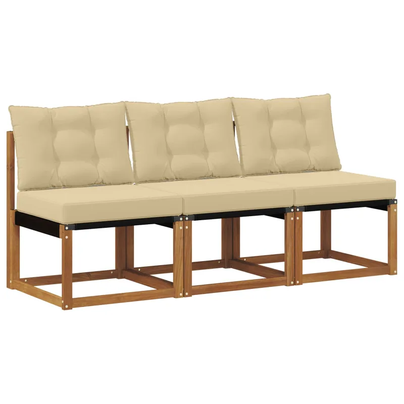 3 Vienetas Lauko vidurinė sofa