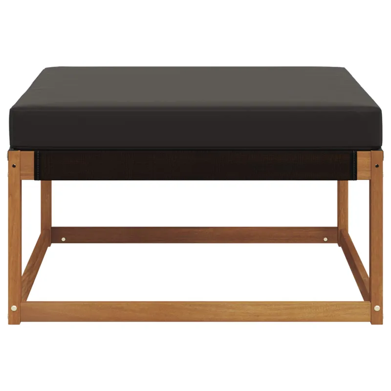 Lauko pakojis Kietasis akacijos medis ir Textilene Natūrali