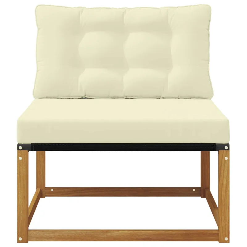 Lauko Vidurinis Sofa Kietasis akacijos medis ir Textilene