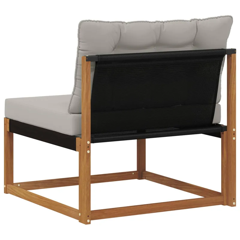 Lauko Vidurinis Sofa Kietasis akacijos medis ir Textilene