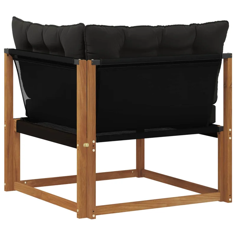 Lauko kampinė sofa Kietasis akacijos medis ir Textilene