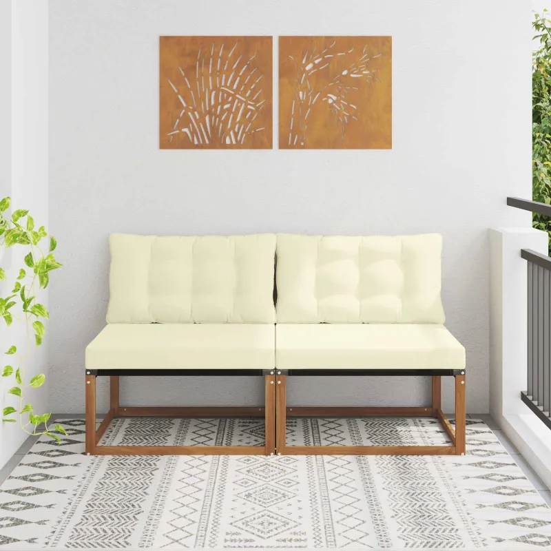 2 Vienetas Lauko Vidurinis Sofa