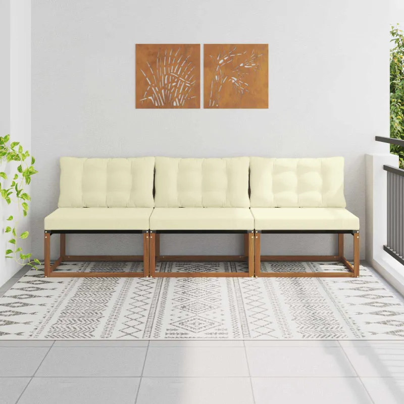 3 Vienetas Lauko Vidurinis Sofa