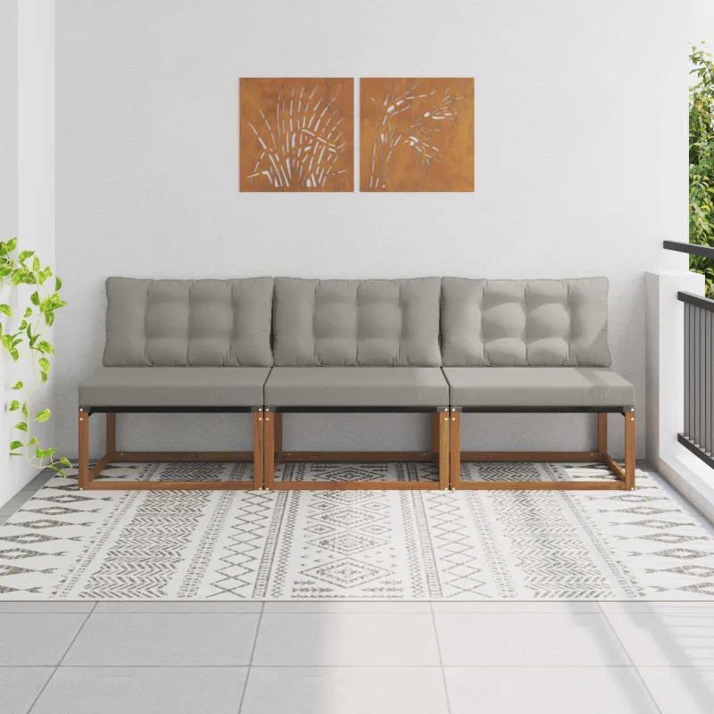 3 Vienetas Lauko Vidurinis Sofa
