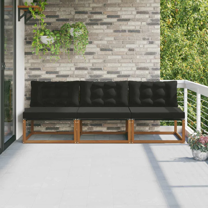 3 Vienetas Lauko Vidurinis Sofa