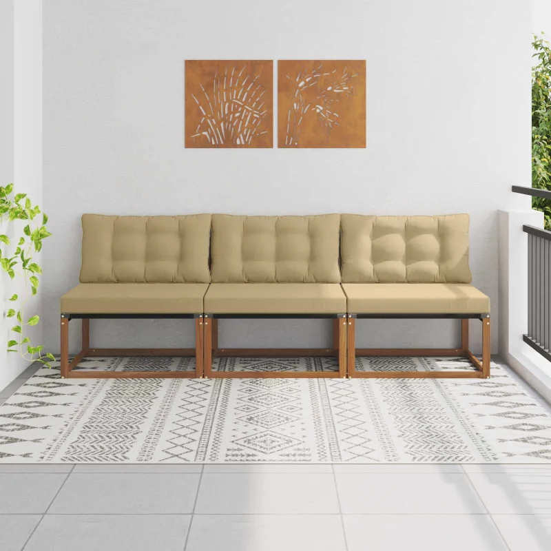 3 Vienetas Lauko Vidurinis Sofa