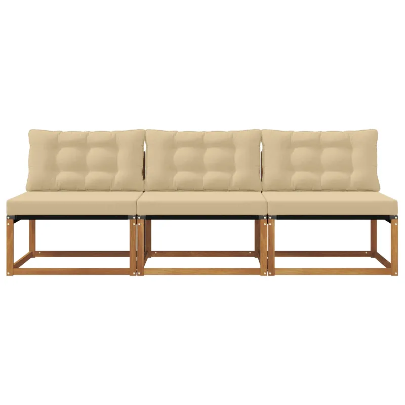 3 Vienetas Lauko Vidurinis Sofa