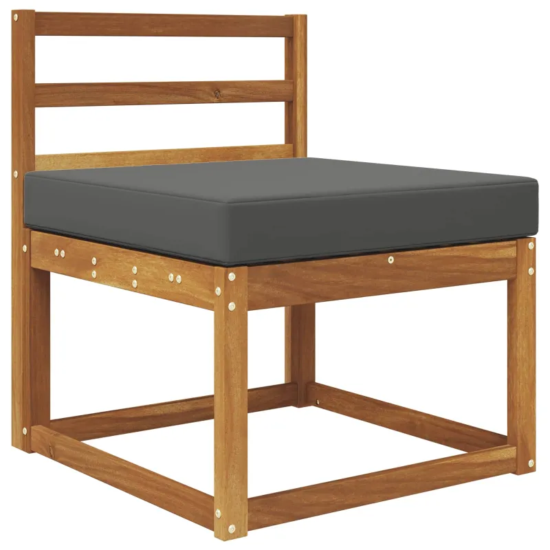 Lauko sofa pagalvėlė Antracitas 60 x 60 x 8 cm Poliesteris
