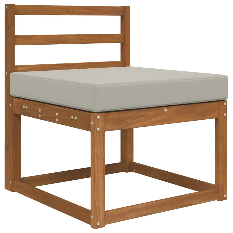 Lauko sofa pagalvėlė Pilka 60 x 60 x 8 cm Poliesteris
