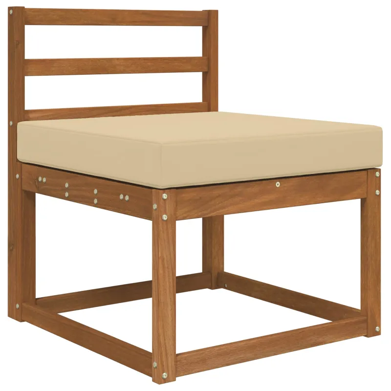Lauko sofa pagalvėlė Smėlio 60 x 60 x 8 cm Poliesteris