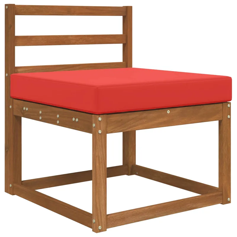 Lauko sofa pagalvėlė Raudona 60 x 60 x 8 cm Poliesteris