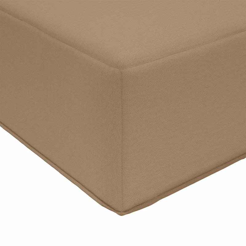 Lauko sofa pagalvėlė Taupe 60 x 60 x 8 cm Poliesteris