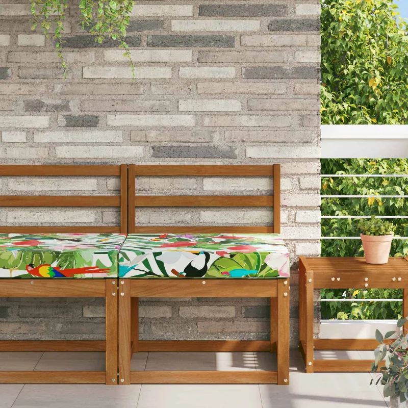 Lauko sofa pagalvėlė spalvingas 60 x 60 x 8 cm Poliesteris