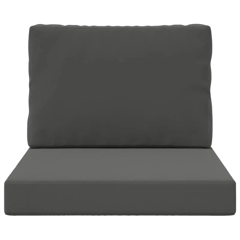 Lauko sofa pagalvėlė 2 pcs Antracitas Poliesteris