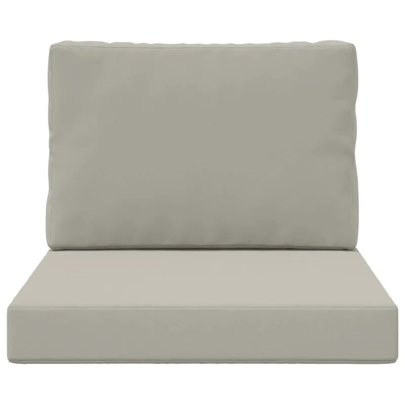 Lauko sofa pagalvėlė 2 pcs Pilka Poliesteris