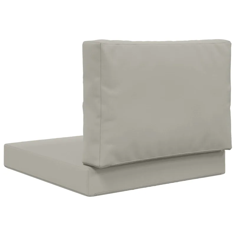 Lauko sofa pagalvėlė 2 pcs Pilka Poliesteris