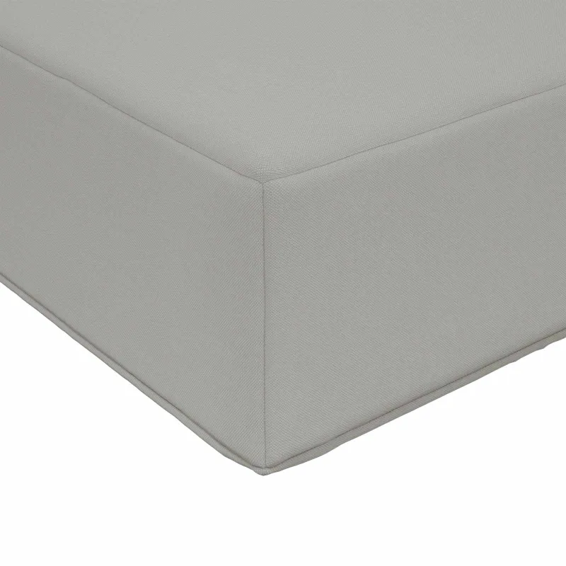 Lauko sofa pagalvėlė 2 pcs Pilka Poliesteris