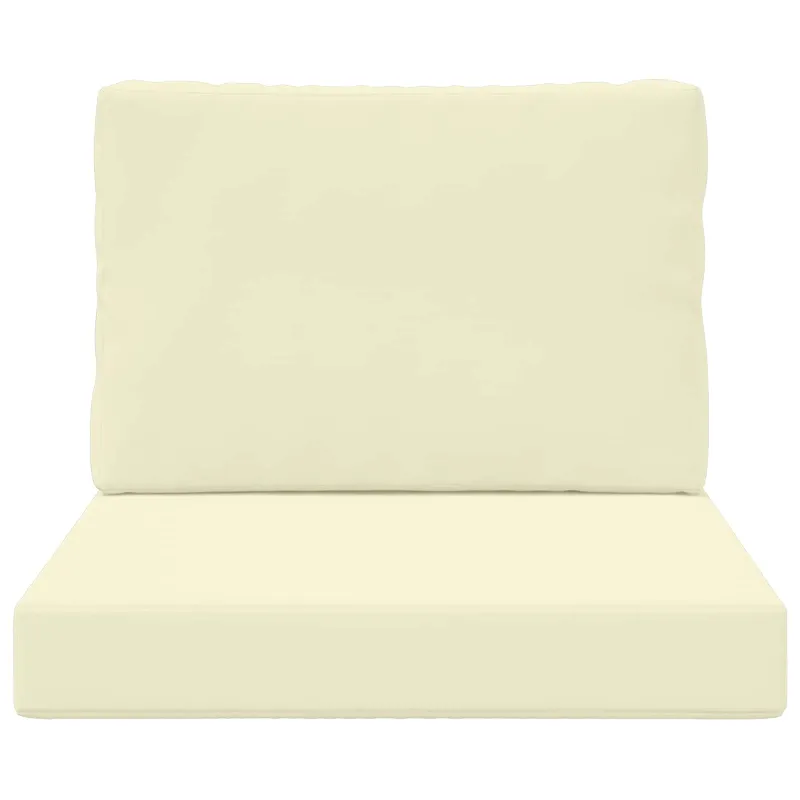 Lauko sofa pagalvėlė 2 pcs Kreminė Poliesteris