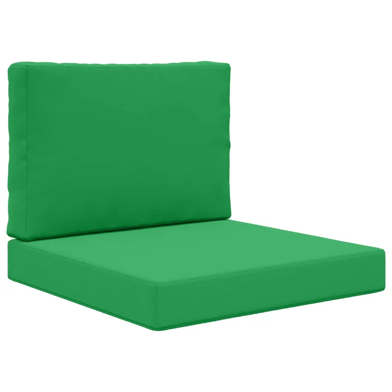 Lauko sofa pagalvėlė 2 pcs Žalia Poliesteris