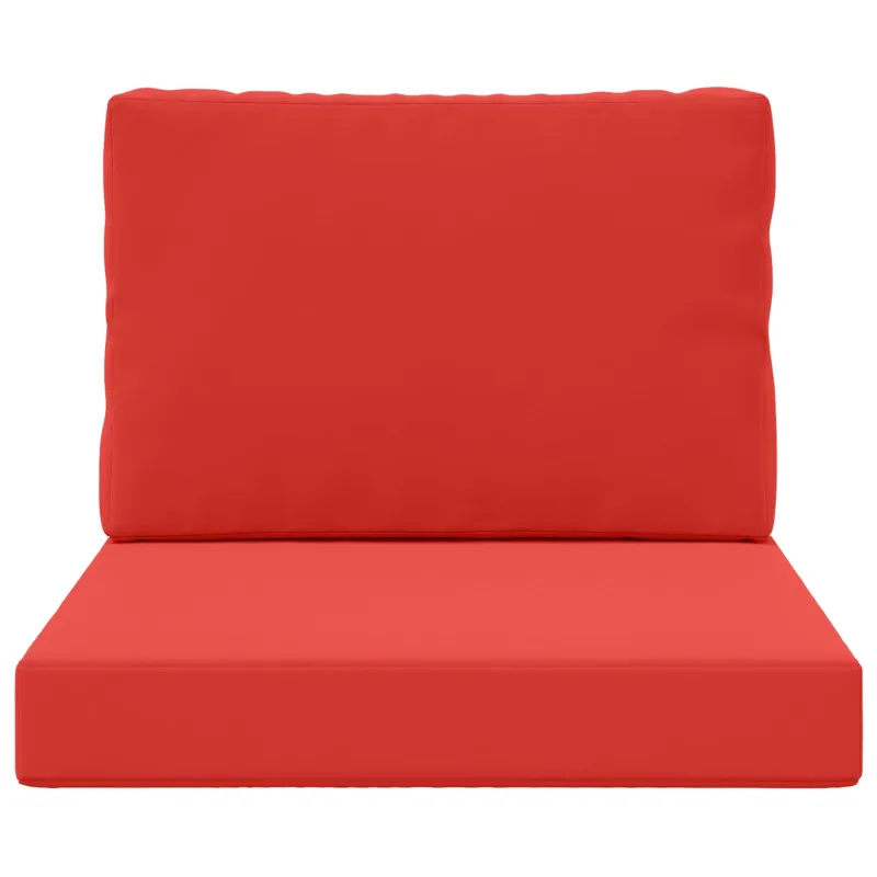 Lauko sofa pagalvėlė 2 pcs Raudona Poliesteris