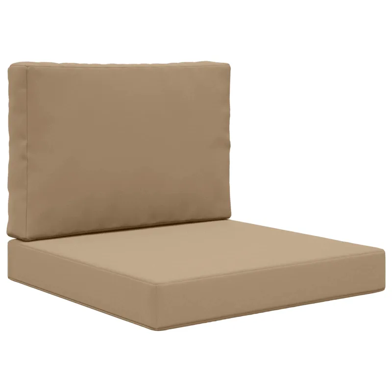 Lauko sofa pagalvėlė 2 pcs Taupe Poliesteris