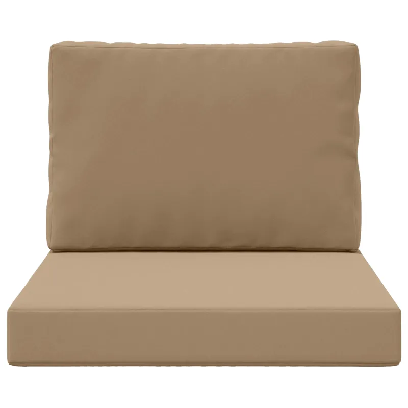 Lauko sofa pagalvėlė 2 pcs Taupe Poliesteris