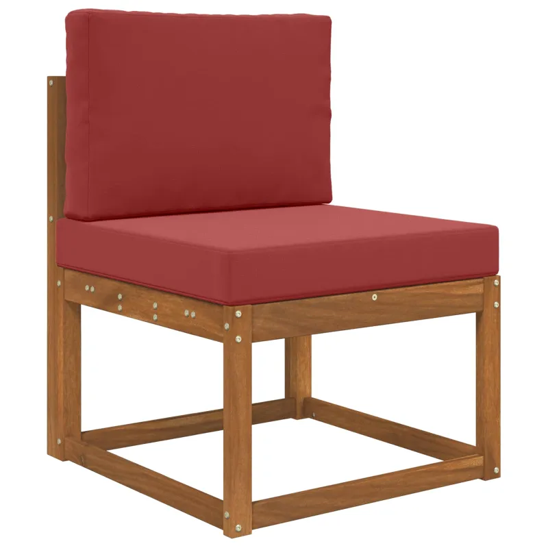 Lauko sofa pagalvėlė 2 pcs Vyno raudonumo Poliesteris