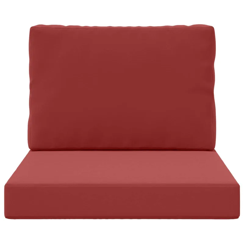 Lauko sofa pagalvėlė 2 pcs Vyno raudonumo Poliesteris