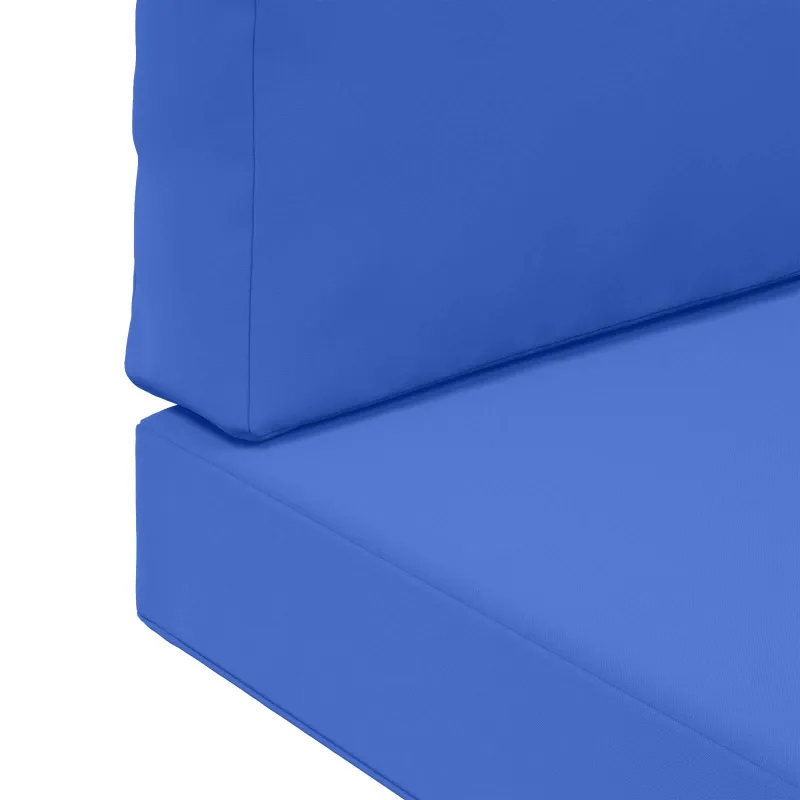 Lauko sofa pagalvėlė 2 pcs Karališka mėlyna Poliesteris