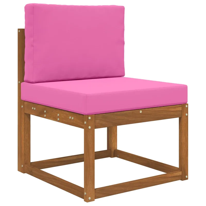 Lauko sofa pagalvėlė 2 pcs Rožinė Poliesteris