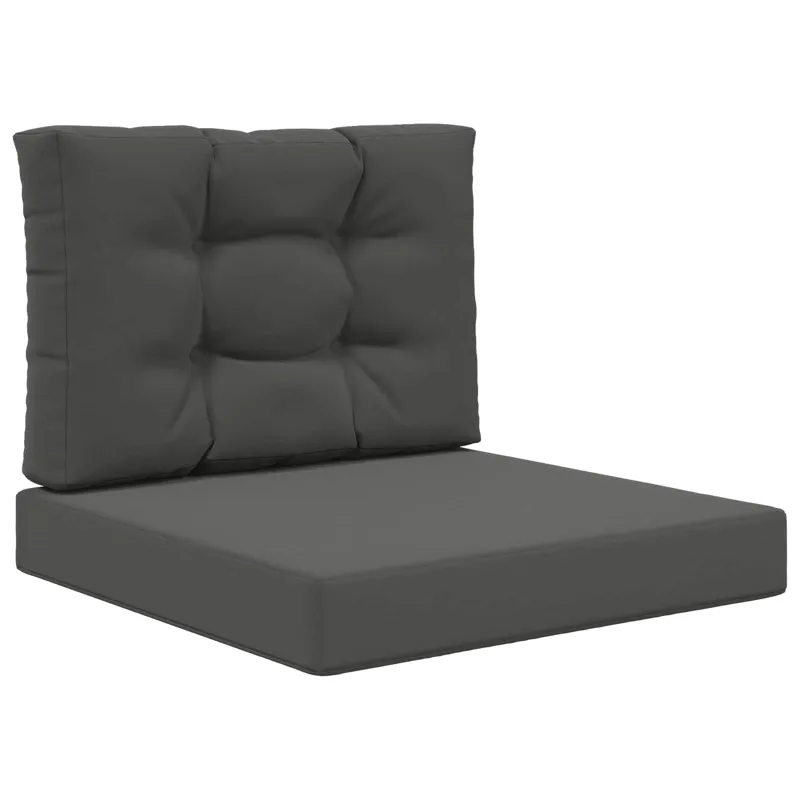 Lauko sofa pagalvėlė 2 pcs Antracitas Poliesteris