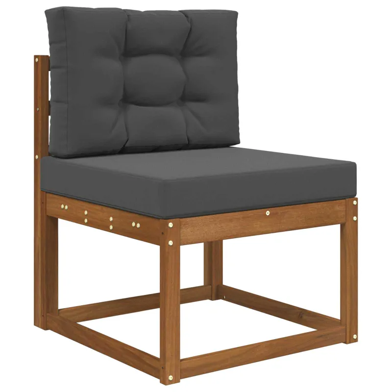 Lauko sofa pagalvėlė 2 pcs Antracitas Poliesteris