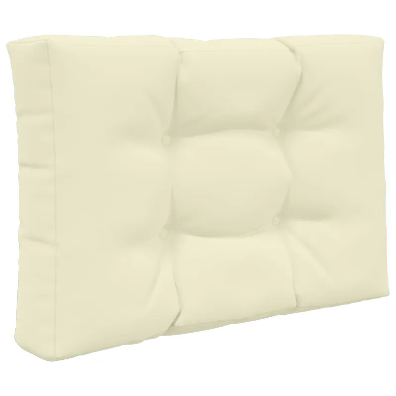 Lauko sofa pagalvėlė 2 pcs Kreminė Poliesteris