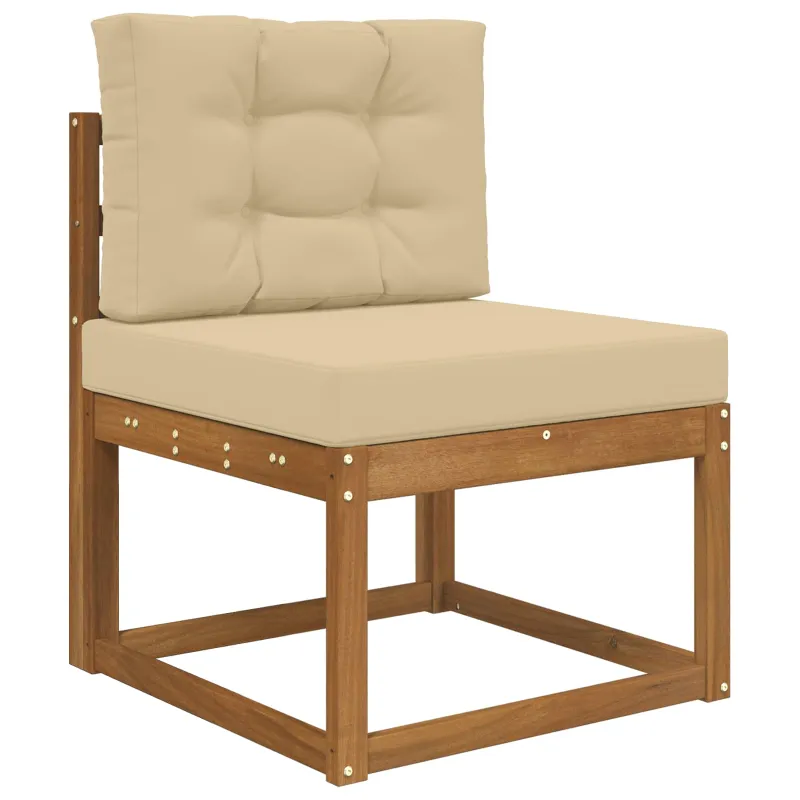 Lauko sofa pagalvėlė 2 pcs Smėlio Poliesteris