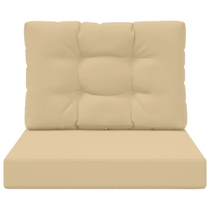 Lauko sofa pagalvėlė 2 pcs Smėlio Poliesteris