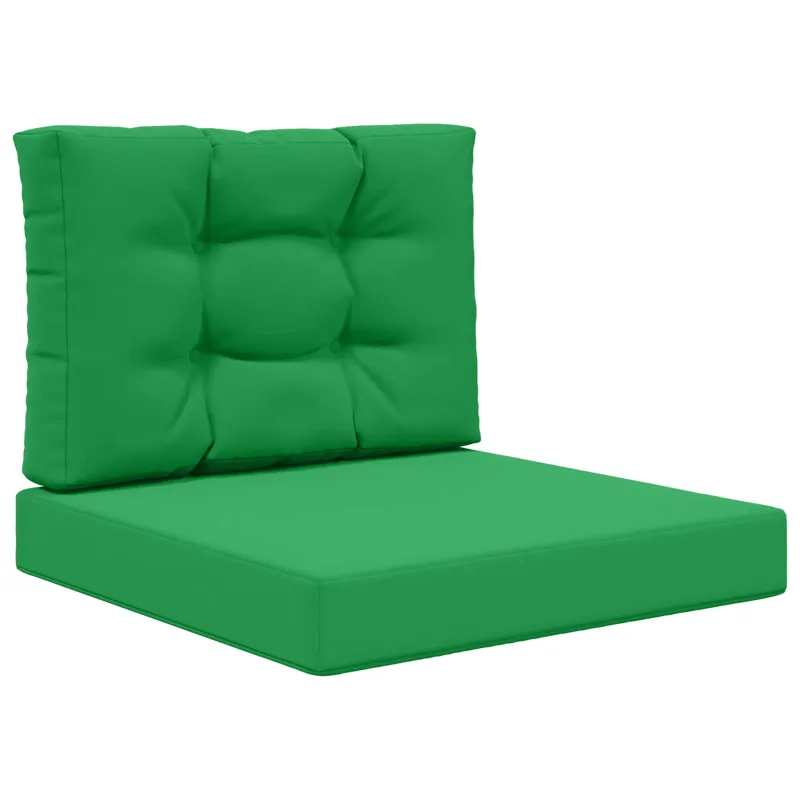 Lauko sofa pagalvėlė 2 pcs Žalia Poliesteris