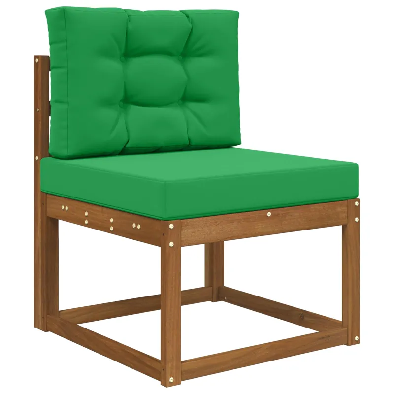 Lauko sofa pagalvėlė 2 pcs Žalia Poliesteris