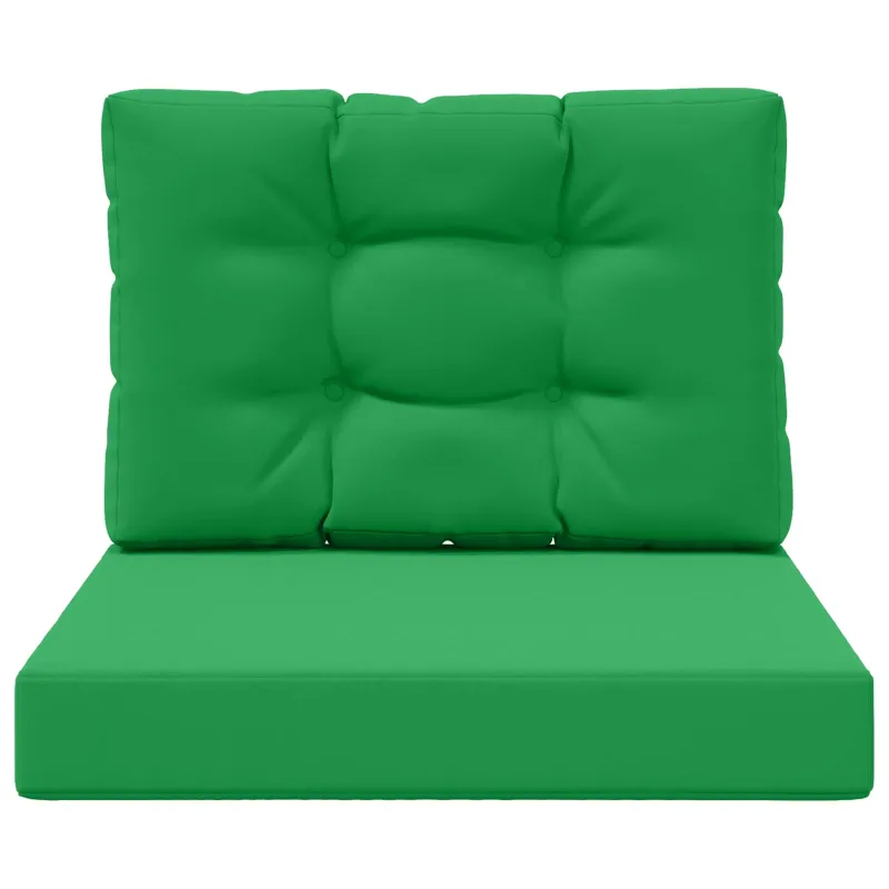 Lauko sofa pagalvėlė 2 pcs Žalia Poliesteris