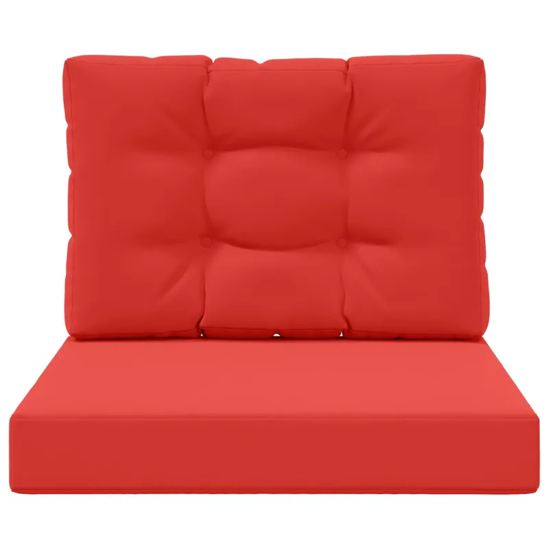 Lauko sofa pagalvėlė 2 pcs Raudona Poliesteris