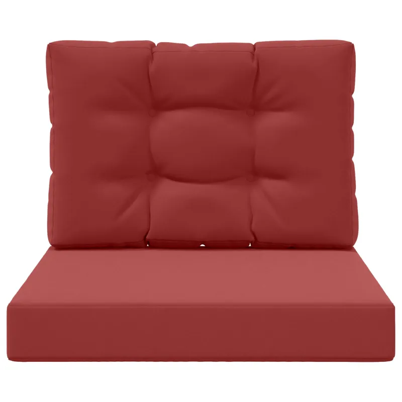 Lauko sofa pagalvėlė 2 pcs Vyno raudonumo Poliesteris
