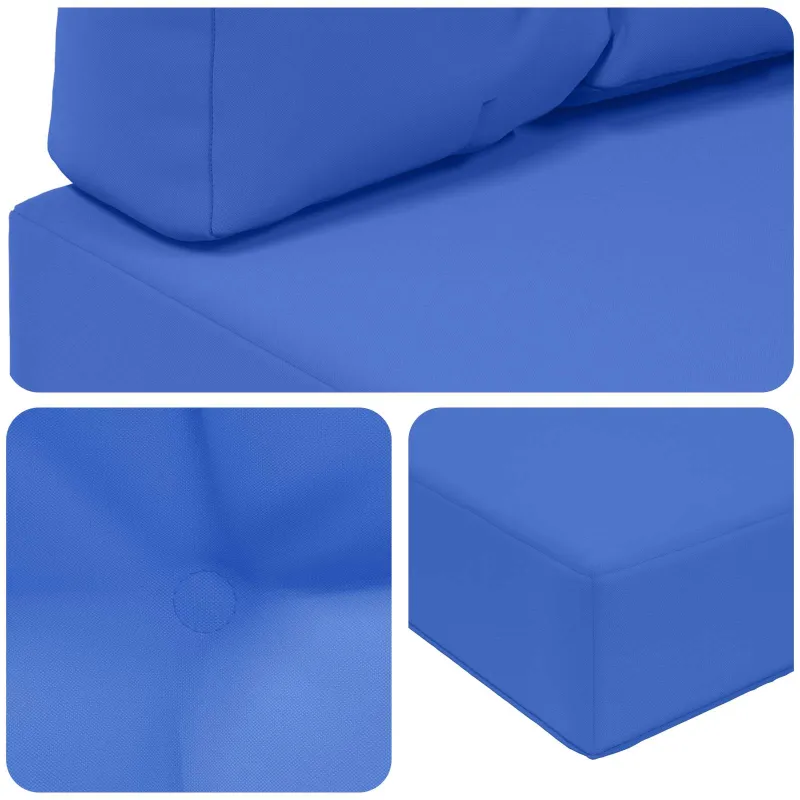 Lauko sofa pagalvėlė 2 pcs Karališka mėlyna Poliesteris