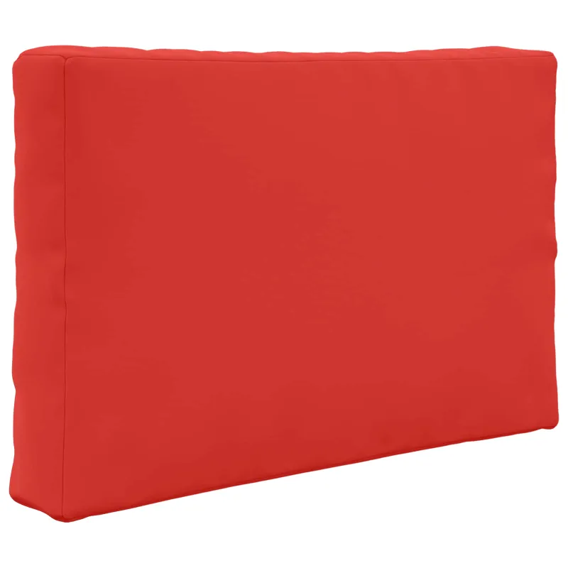 Lauko sofa pagalvėlė 3 pcs Raudona Poliesteris