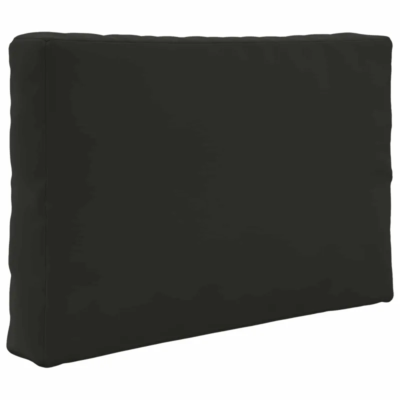 Lauko sofa pagalvėlė 3 pcs Juodas Poliesteris