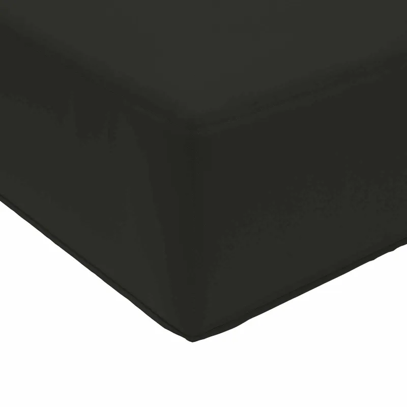 Lauko sofa pagalvėlė 3 pcs Juodas Poliesteris