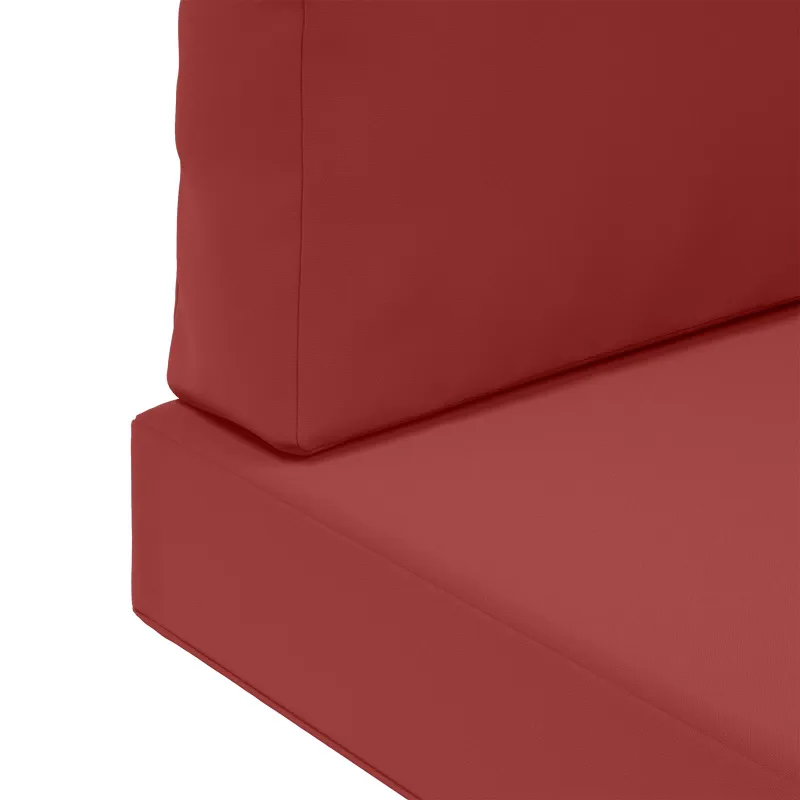 Lauko sofa pagalvėlė 3 pcs Vyno raudonumo Poliesteris